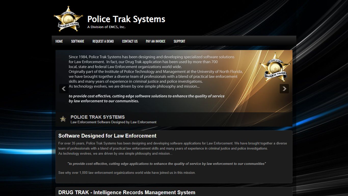 Law Enforcement Software designed by Law Enforcement - Police Trak Systems